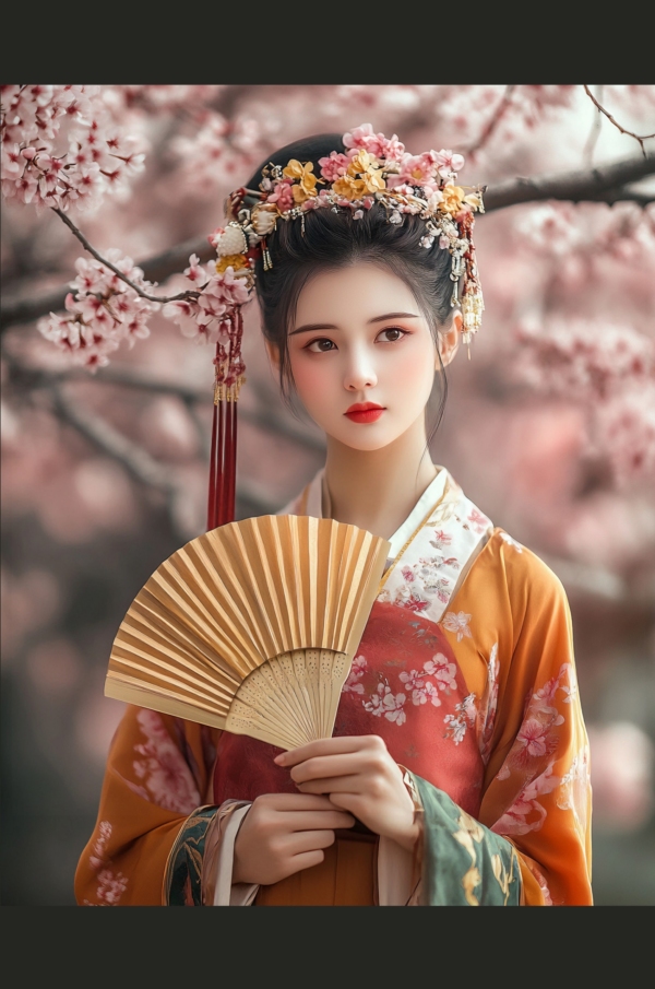 Chinese Hanfu 4 - imagii Greeting Cards