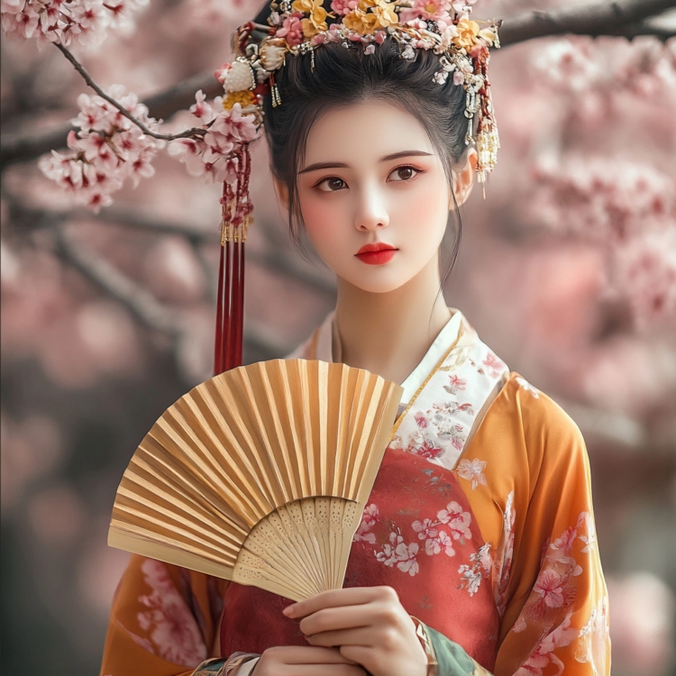 Chinese Hanfu 4 - imagii Greeting Cards