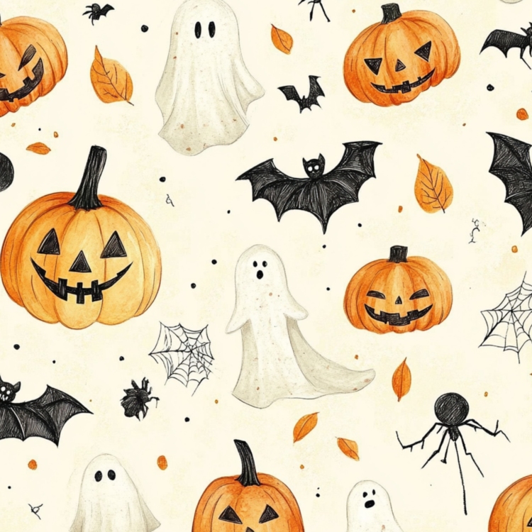 Cute Halloween Images Horizontal 3 greeting card by imagii