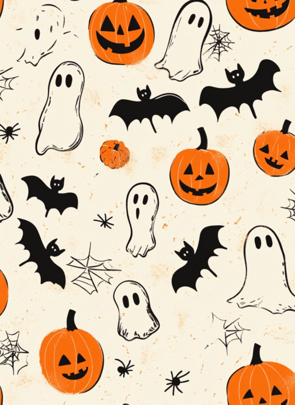 Cute Halloween Images Vertical 3 greeting card