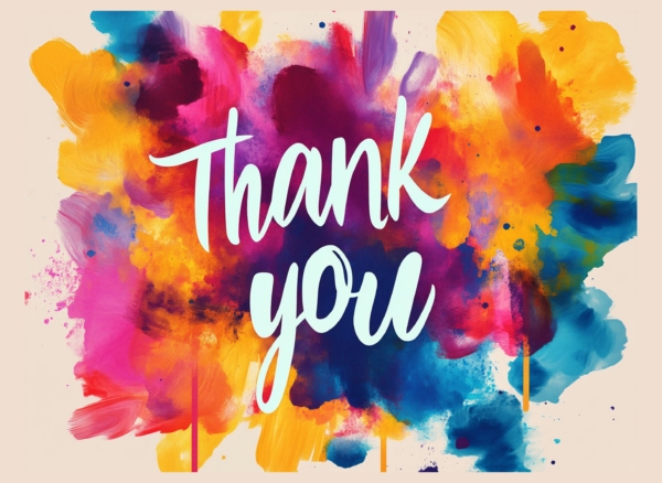 Thank You Color Pop 1 Greeting Card - imagii online cards