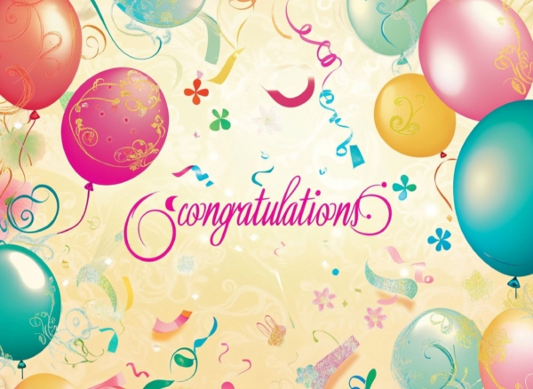 Congratulations Balloons 2 - imagii Greeting Cards