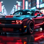 Dodge Challenger SRT Concept Greeting Card