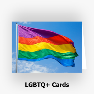 Rainbow Flag - LGBTQ+ - Homepage Card Image - imagii Greeting Cards