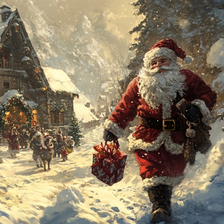 Santa Leaving Home