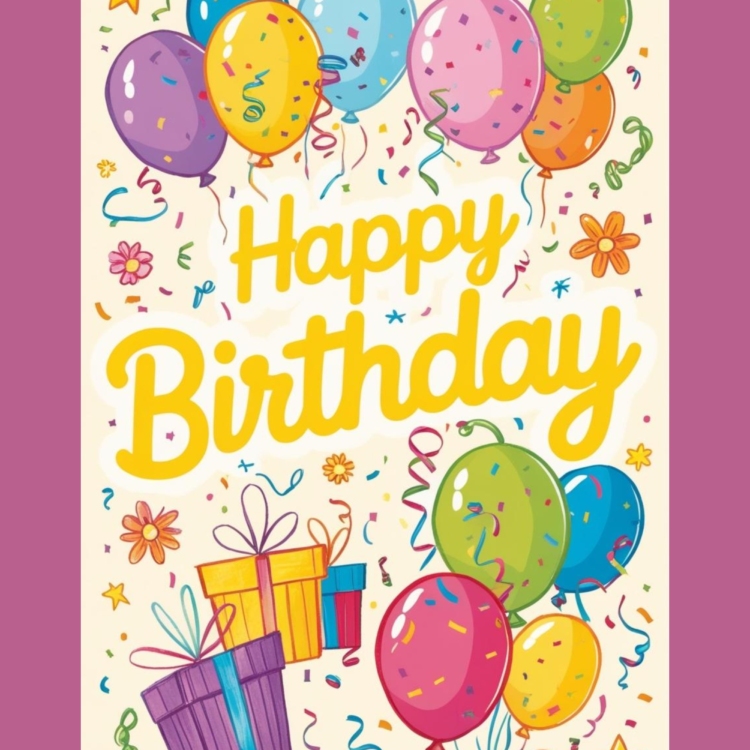 Happy Birthday Balloons 3 - imagii Greeting Cards