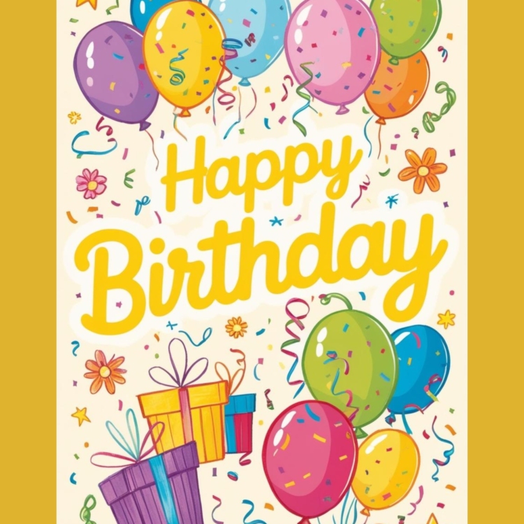 Happy Birthday Balloons 1 - imagii Greeting Cards