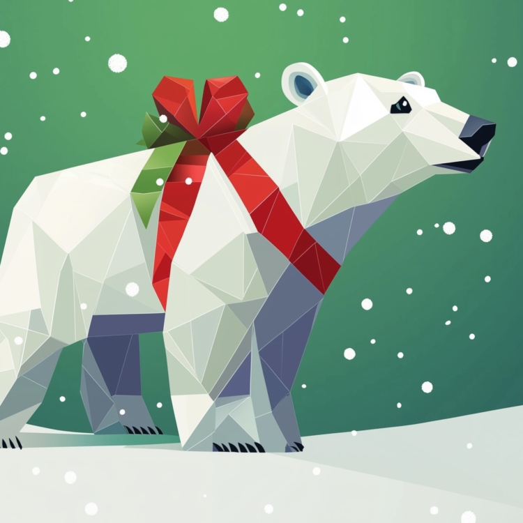 Polar Bear Christmas 2 - imagii Greeting Cards