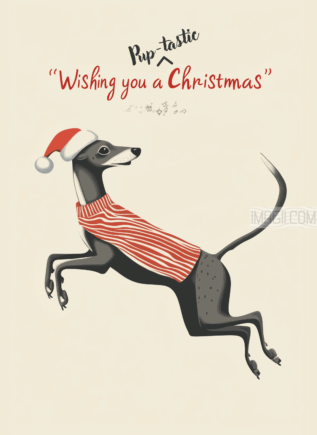 Christmas Dog Card 1 - imagii Greeting Cards