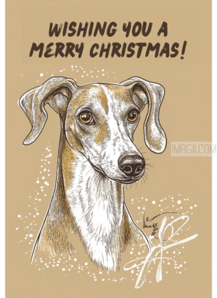 Christmas Dog Card 10 - imagii Greeting Card