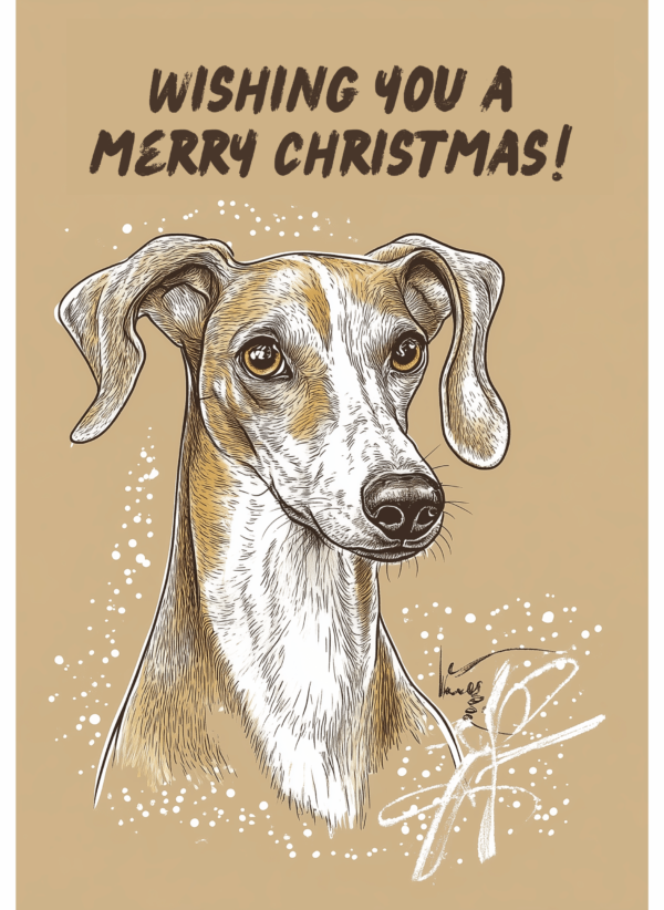 Christmas Dog Card 10 - imagii Greeting Card