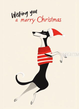 Christmas Dog Card 2 - imagii Greeting Card