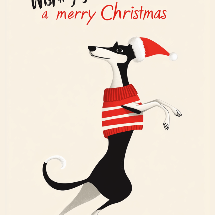 Christmas Dog Card 2 - imagii Greeting Card