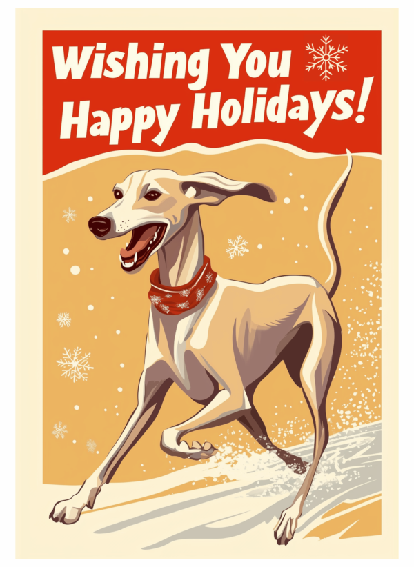 Christmas Dog Card 6 - imagii Greeting Card