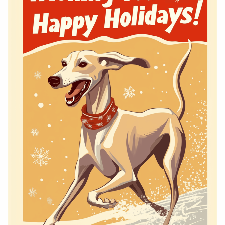 Christmas Dog Card 6 - imagii Greeting Card