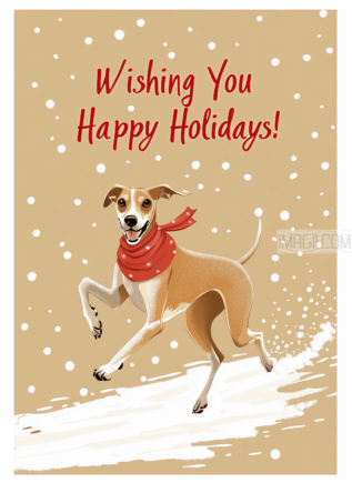 Christmas Dog Card 7 - imagii Greeting Card