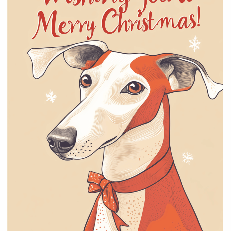 Christmas Dog Card 8 - imagii Greeting Card