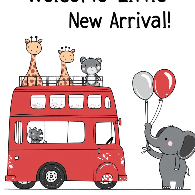 New Baby Bus 2 - imagii Greeting Card